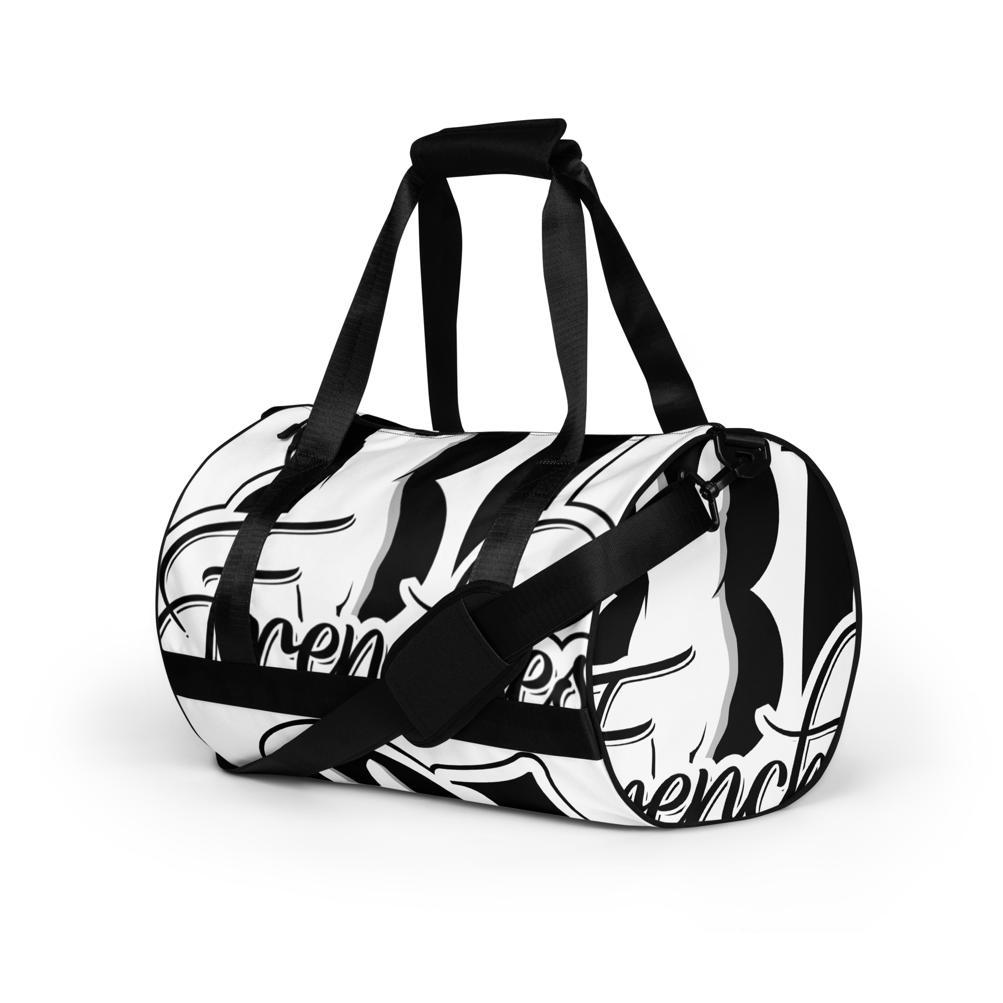 81 Frenchies All-over print gym bag