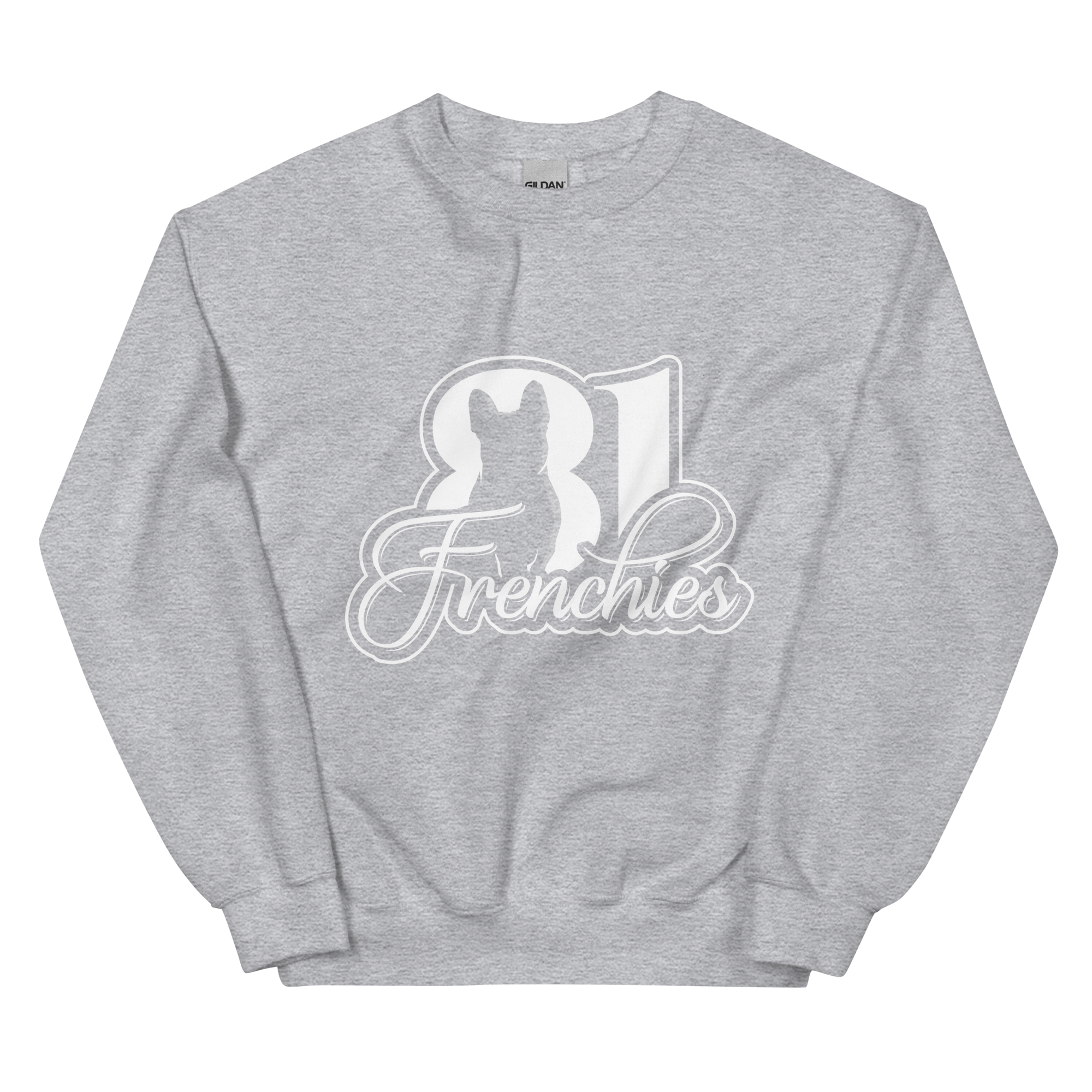 81 Frenchies Puppy Heart Unisex Sweatshirt